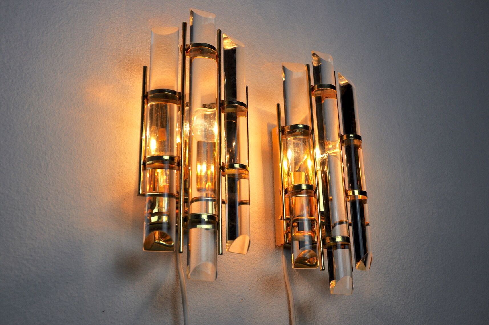Pair of wall light Paolo Venini 1970