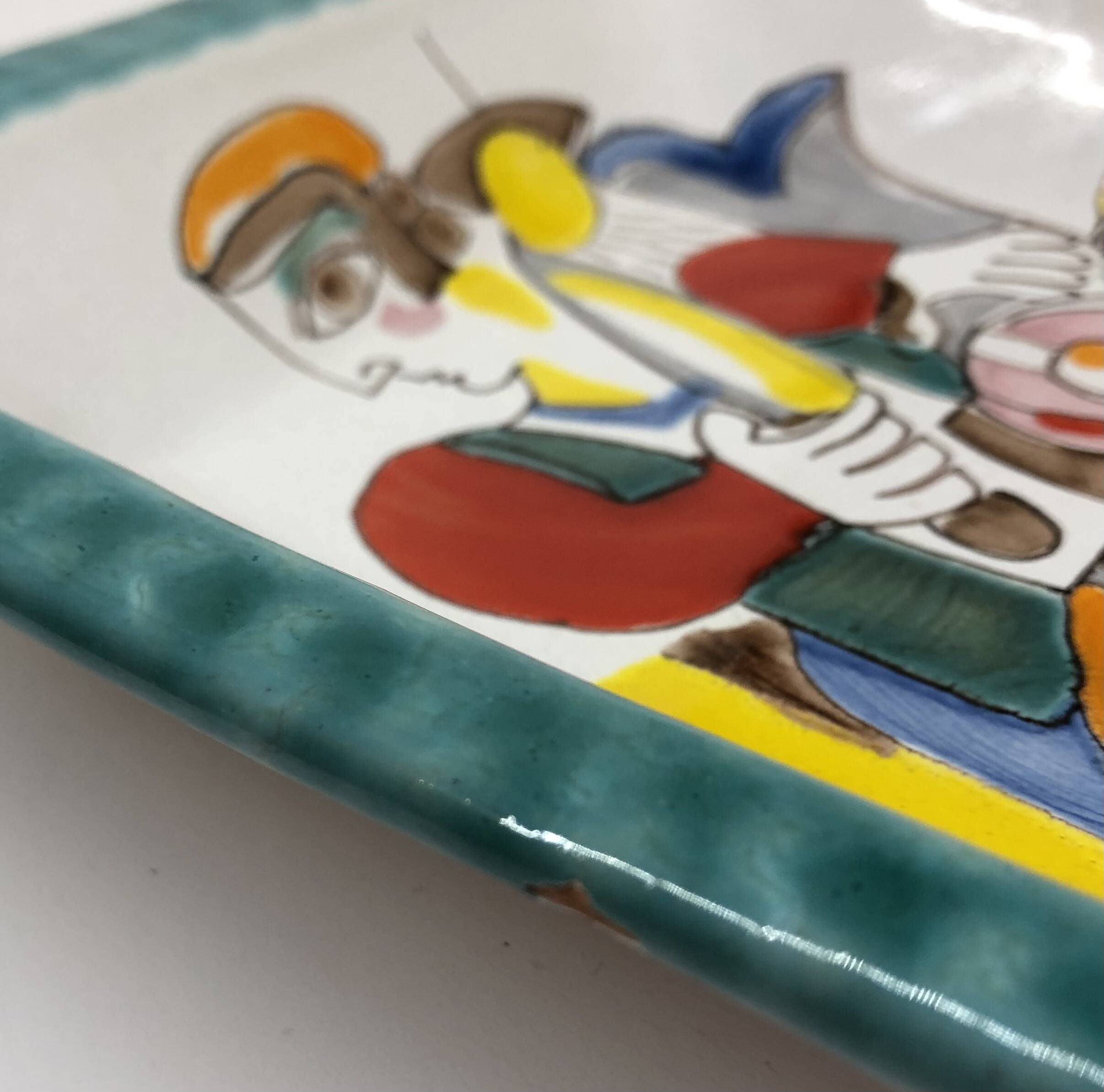 Italian ceramic empty pocket by Desimone