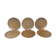 6 assiettes en grès vintage, 1970