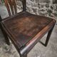 Set of 4 antique French bistro chairs Stella, circa 1900–1920.