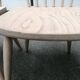 4 Raw wooden chairs