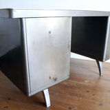Bureau de métier industriel métallique décapé YAC