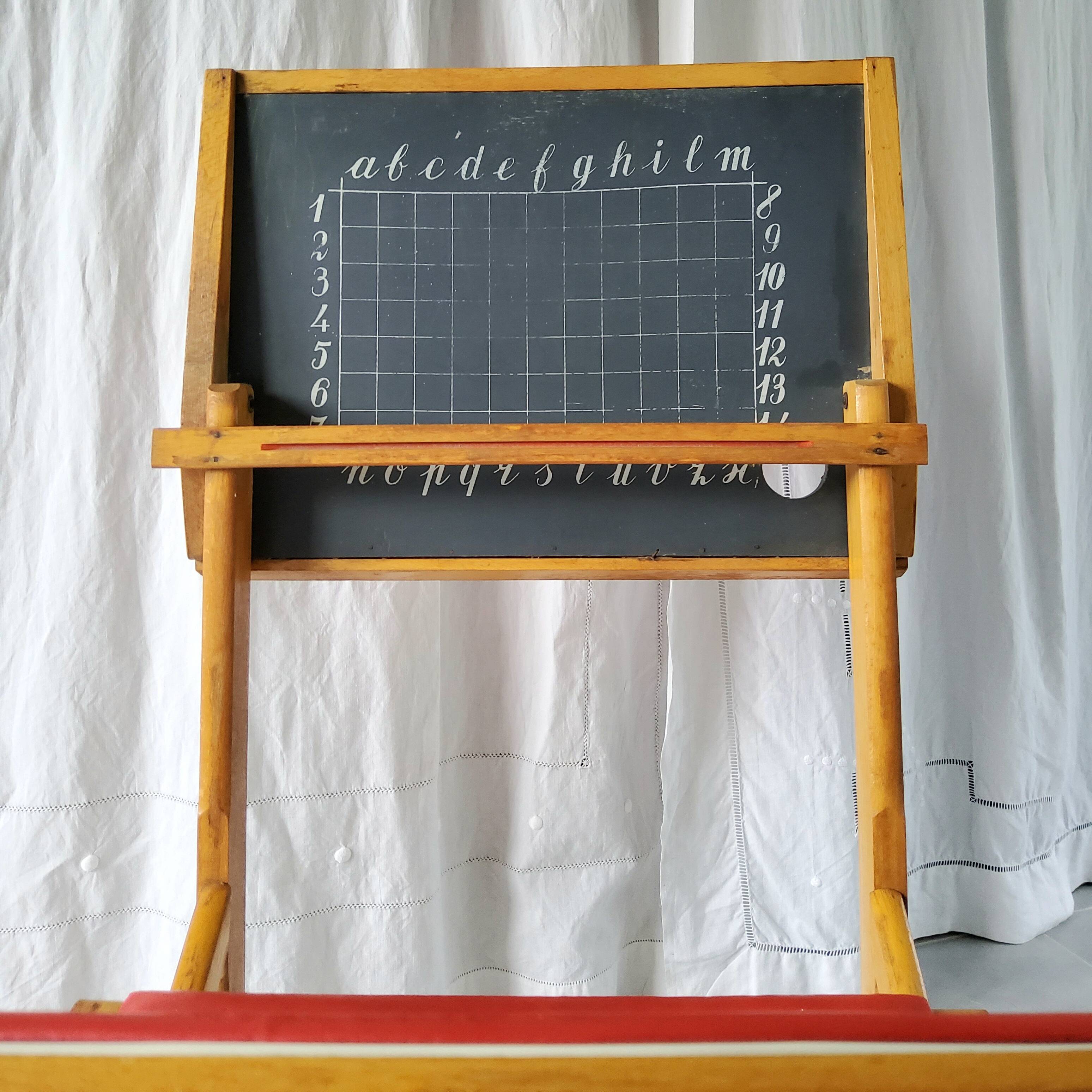 1950s folding school desk