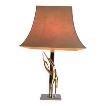 Lampe sculpture représentant des oiseaux