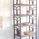 Vintage rattan library from the 70s