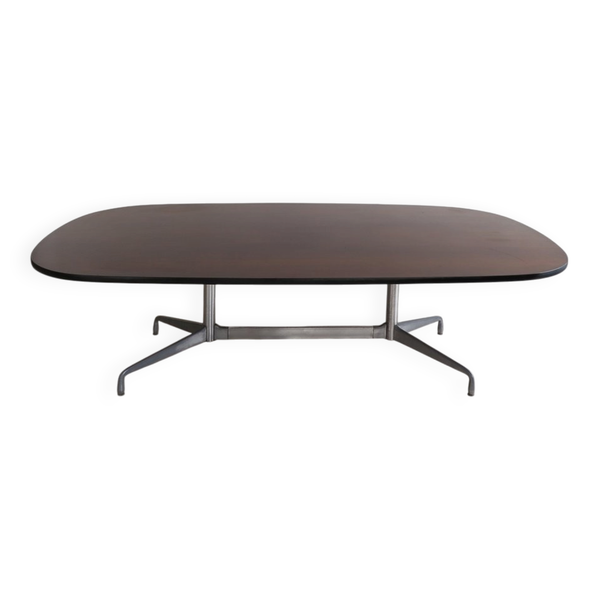 Large Wood and Aluminum Table by Charles & Ray Eames for Herman Miller, 1960s