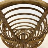 Rattan armchair by Rohe Noordwolde, 1960