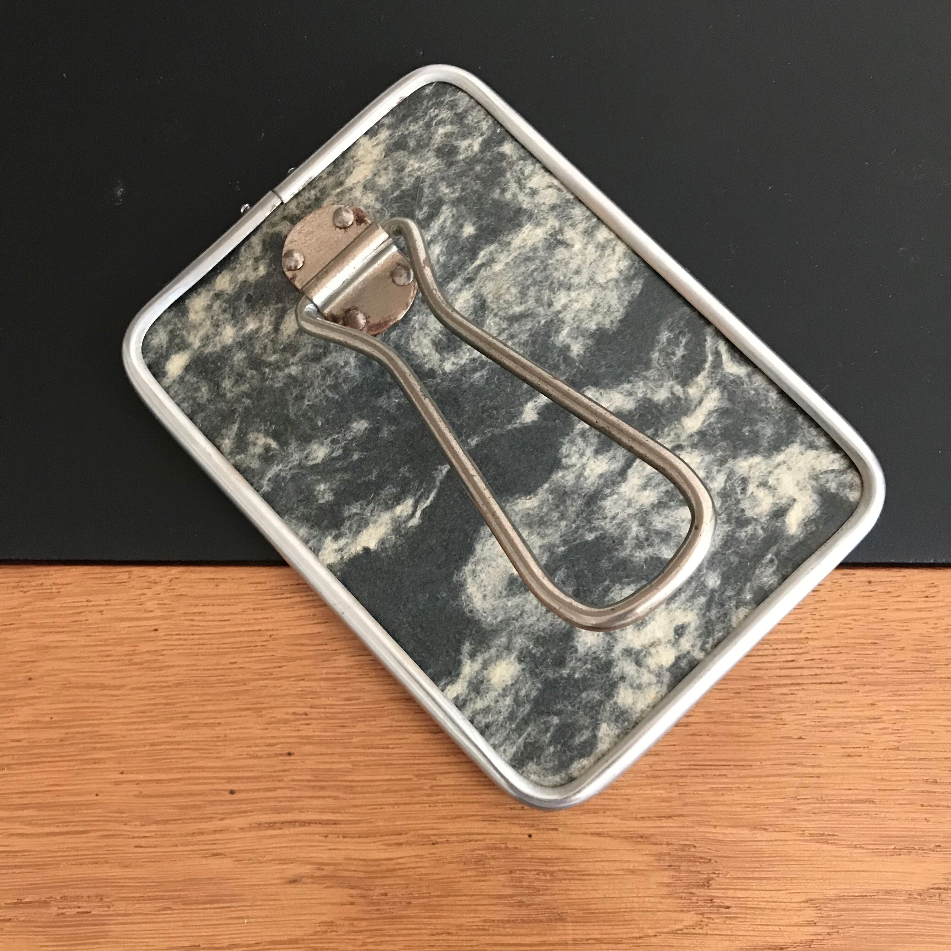 Vintage barber mirror - 17x12cm