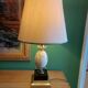 Ostrich egg lamp, Oxford model, Maison Barbier, 70'S
