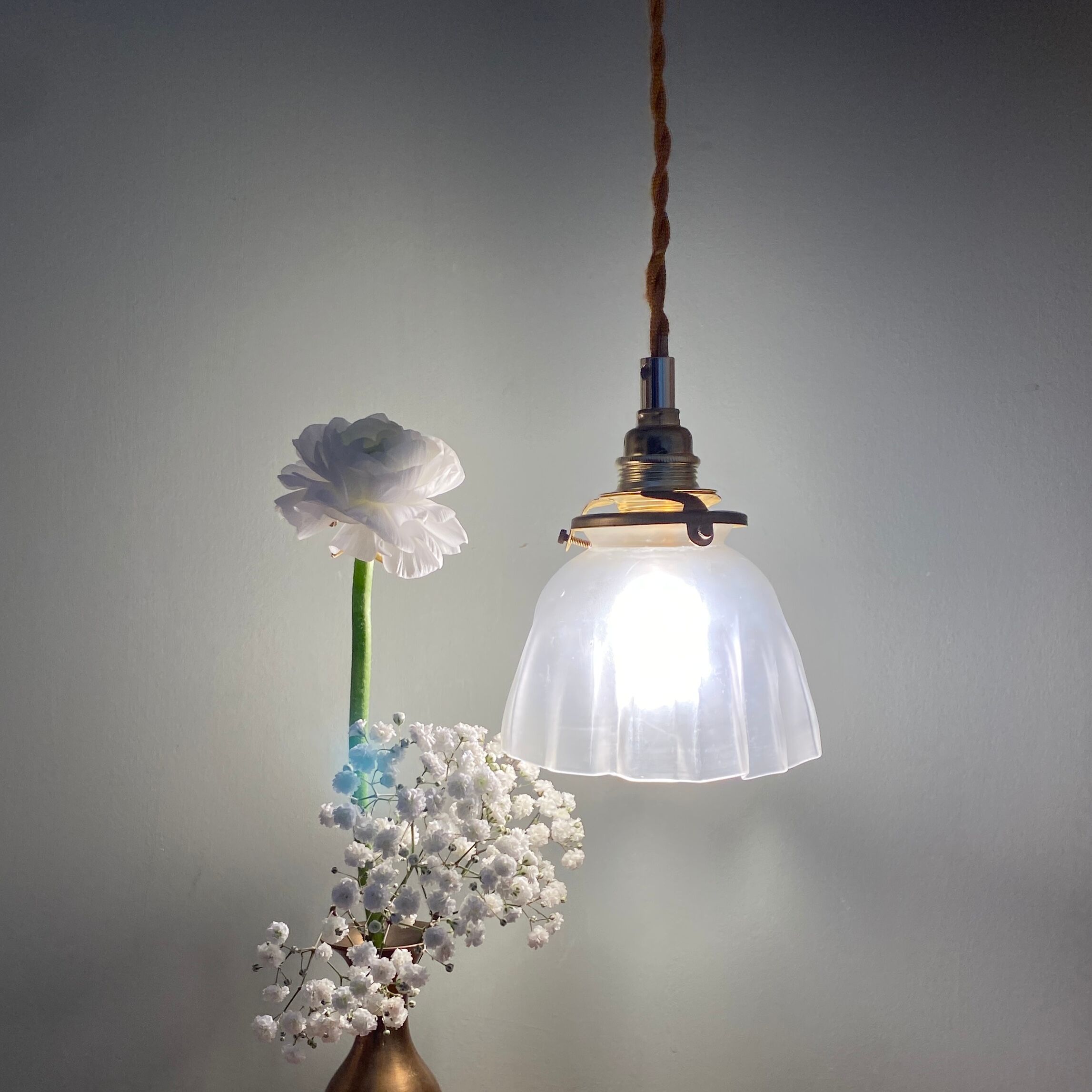 Tulip ride vintag tiled glass petticoat