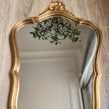 Old golden mirror rococo