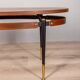 Table basse vintage en bois des années 60, design italien
