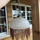 Vintage fringe beaded suspension