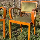 Pair of bridge armchairs 1950