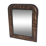 Louis Philippe style mirror 38 x 31 wood and stuccuse