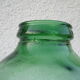 Vintage canister round glass jar viresa