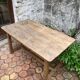 Old farmhouse table made of solid wood