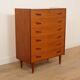 Commode danoise vintage 6 tiroirs en teck