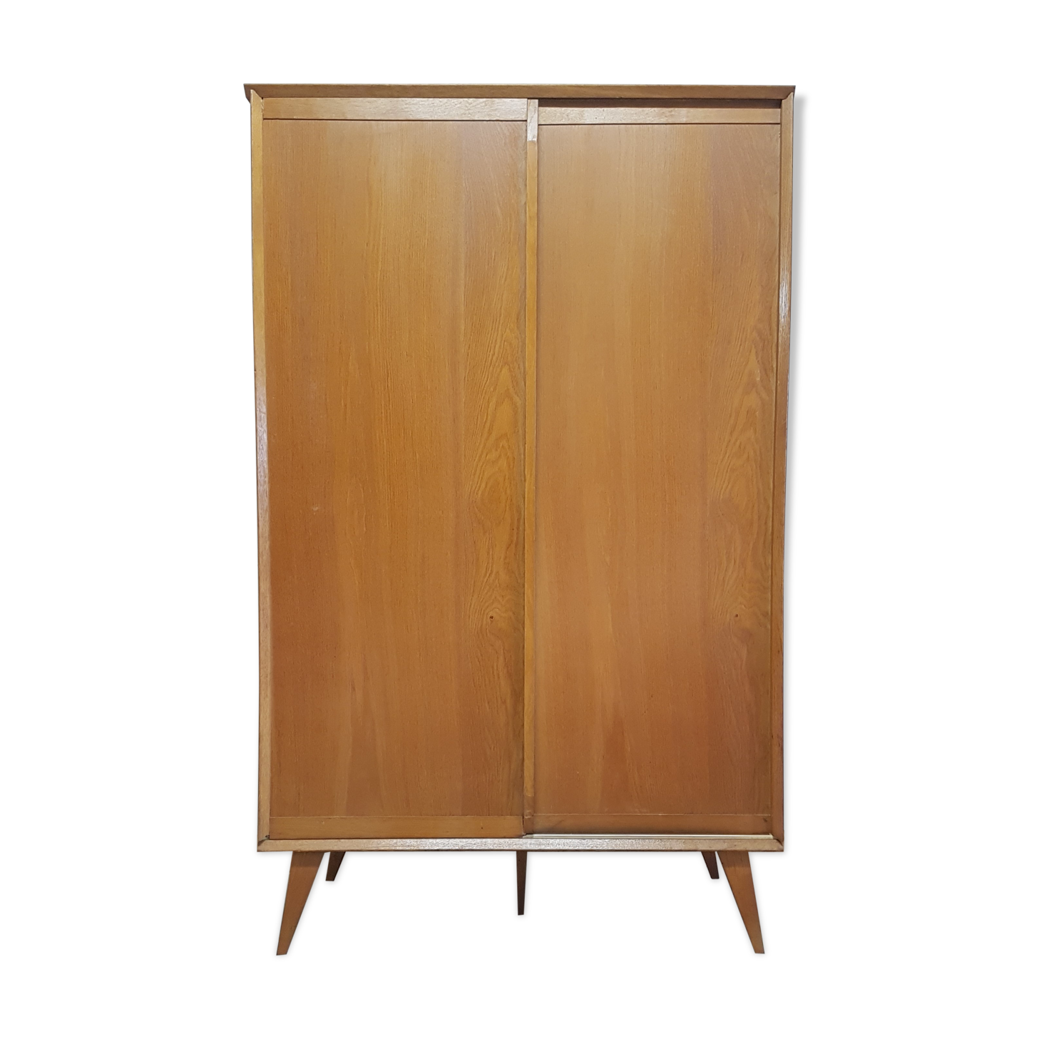 Armoire vintage en bois  pieds compas