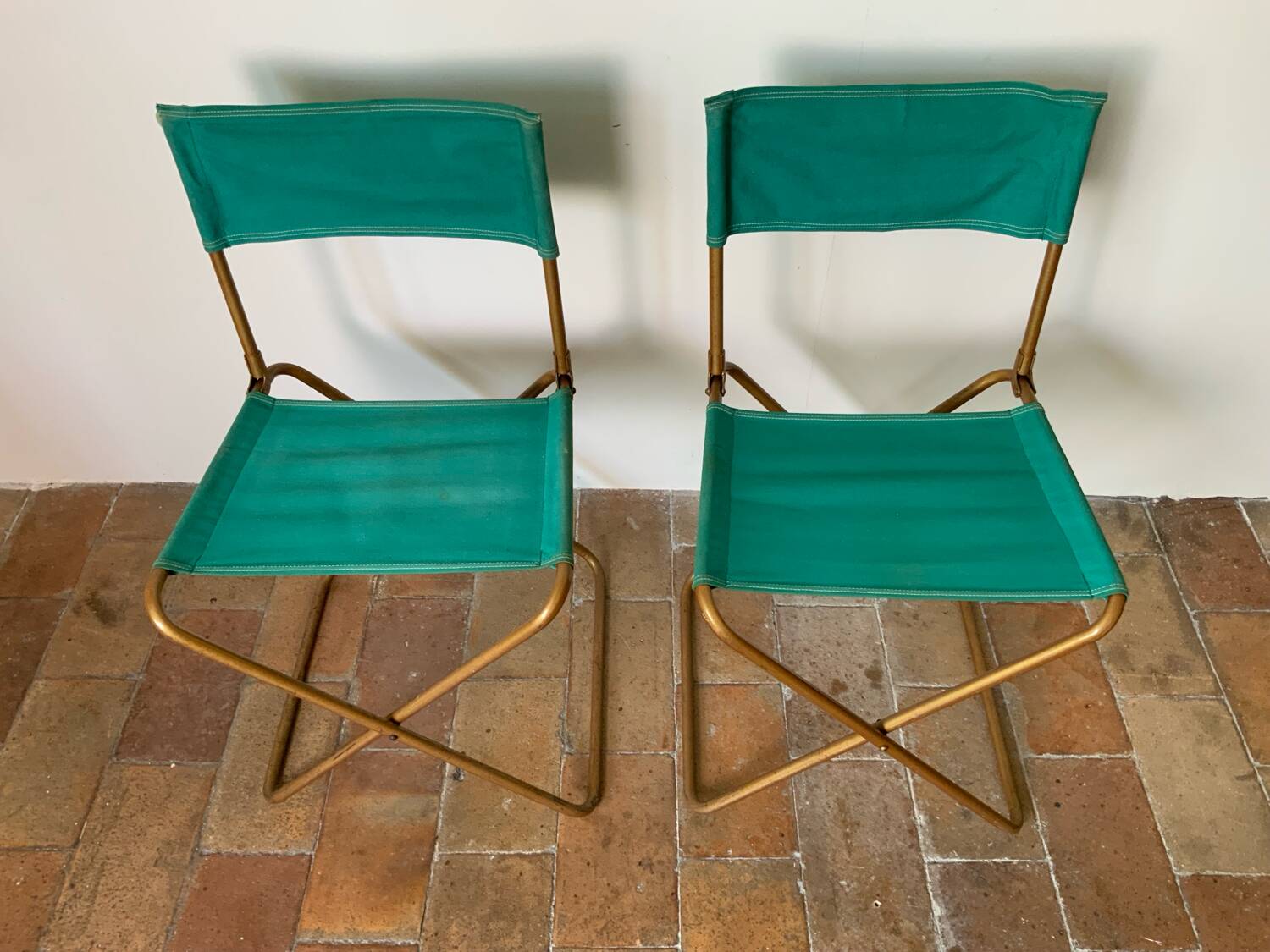 Pair of camping chairs