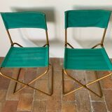 Pair of camping chairs