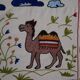 Hand-knotted rug, vintage Turkish rug 52x190 cm