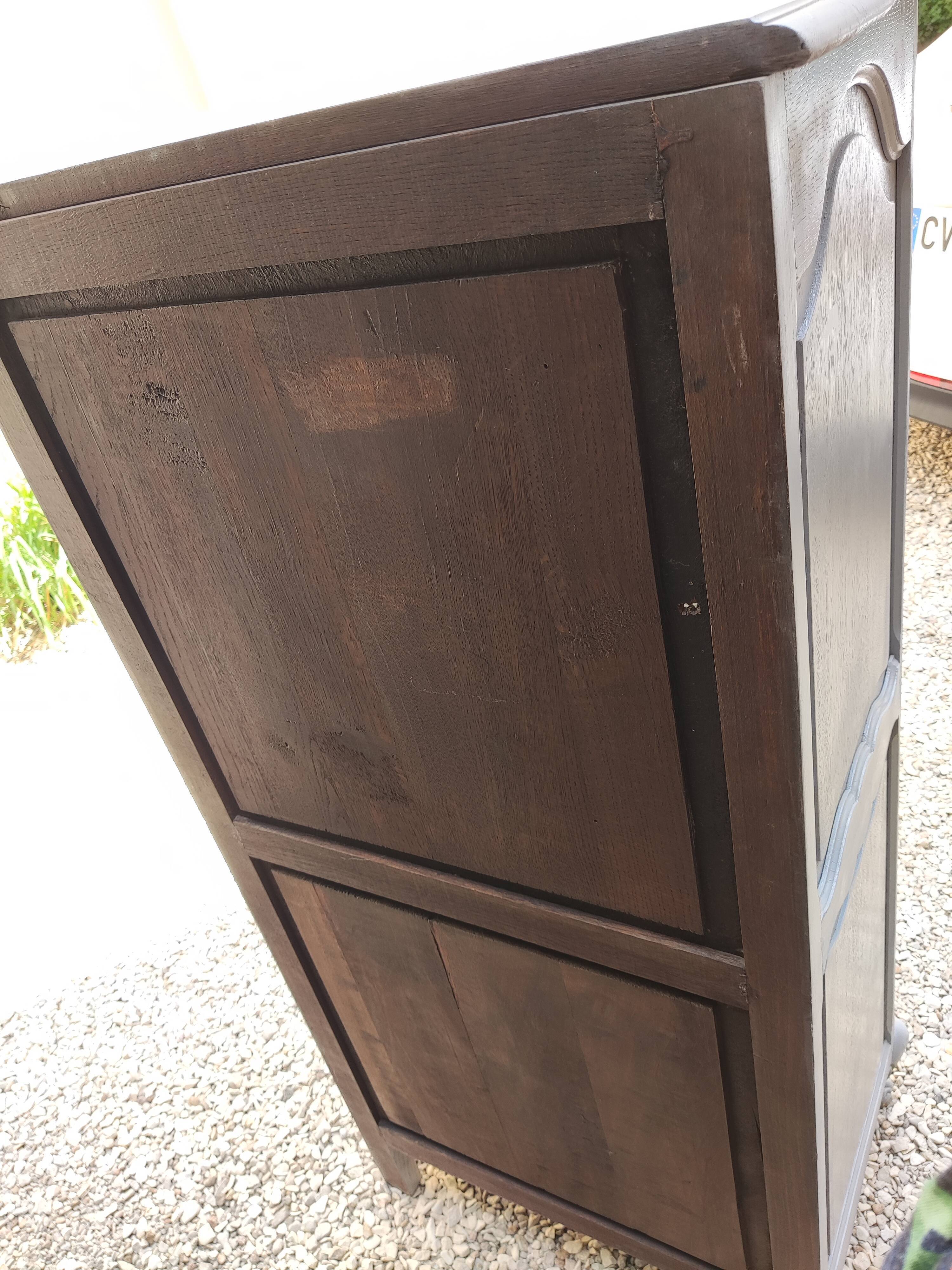 Rag picker four oak drawers