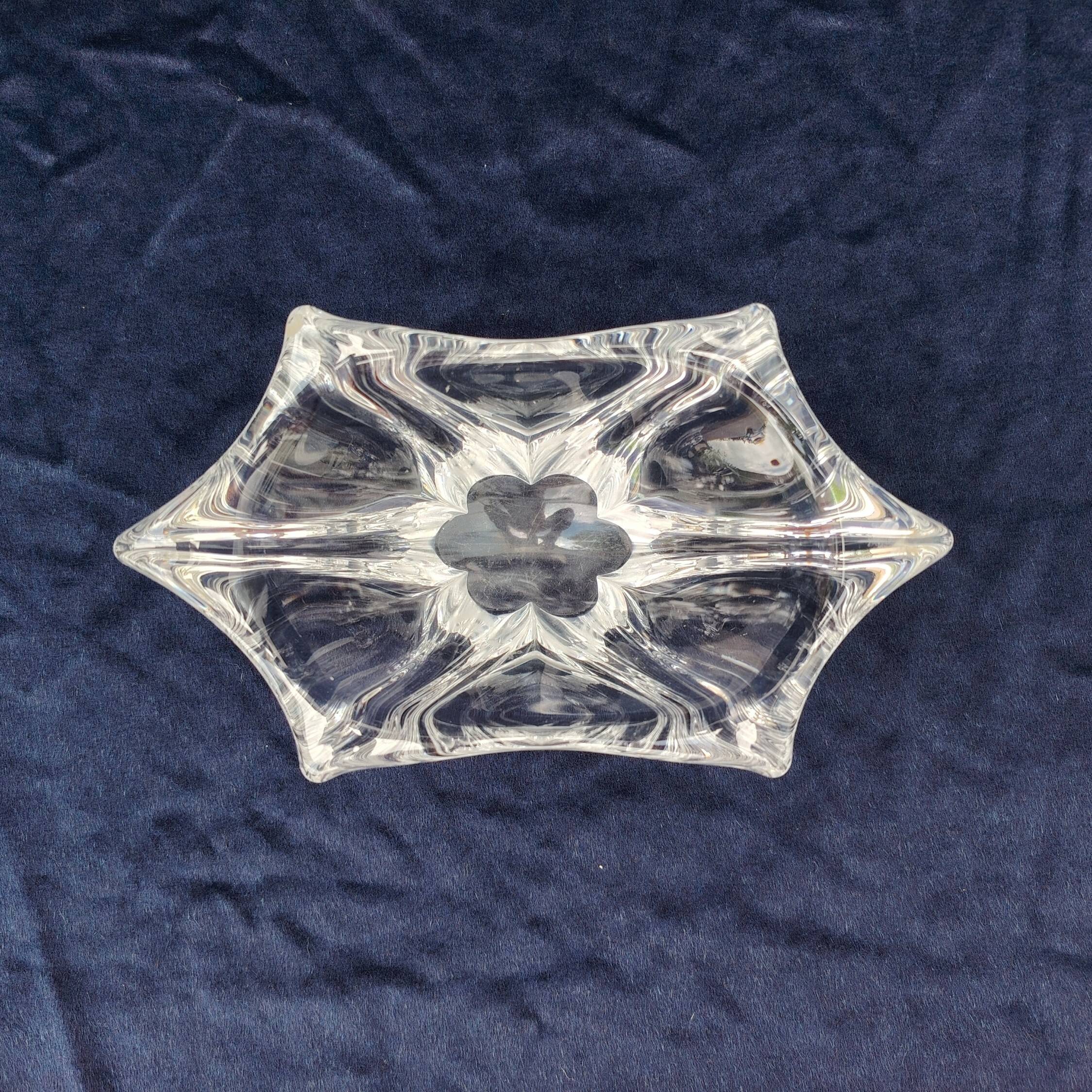 Daum France crystal emptying cup