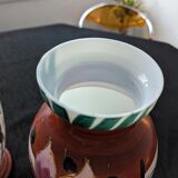 Pair of opaline vase