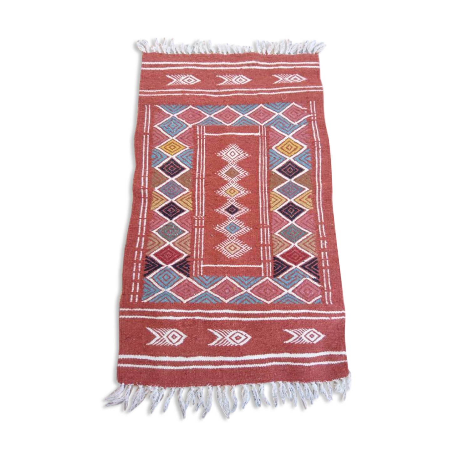 Handmade berber kilim rug 60x100cm