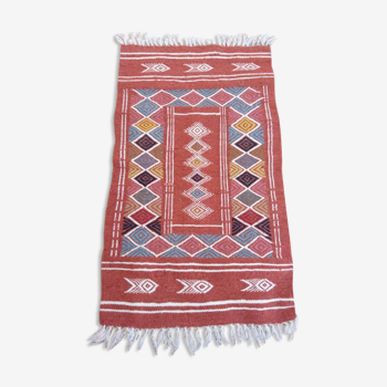 Handmade berber kilim rug 60x100cm