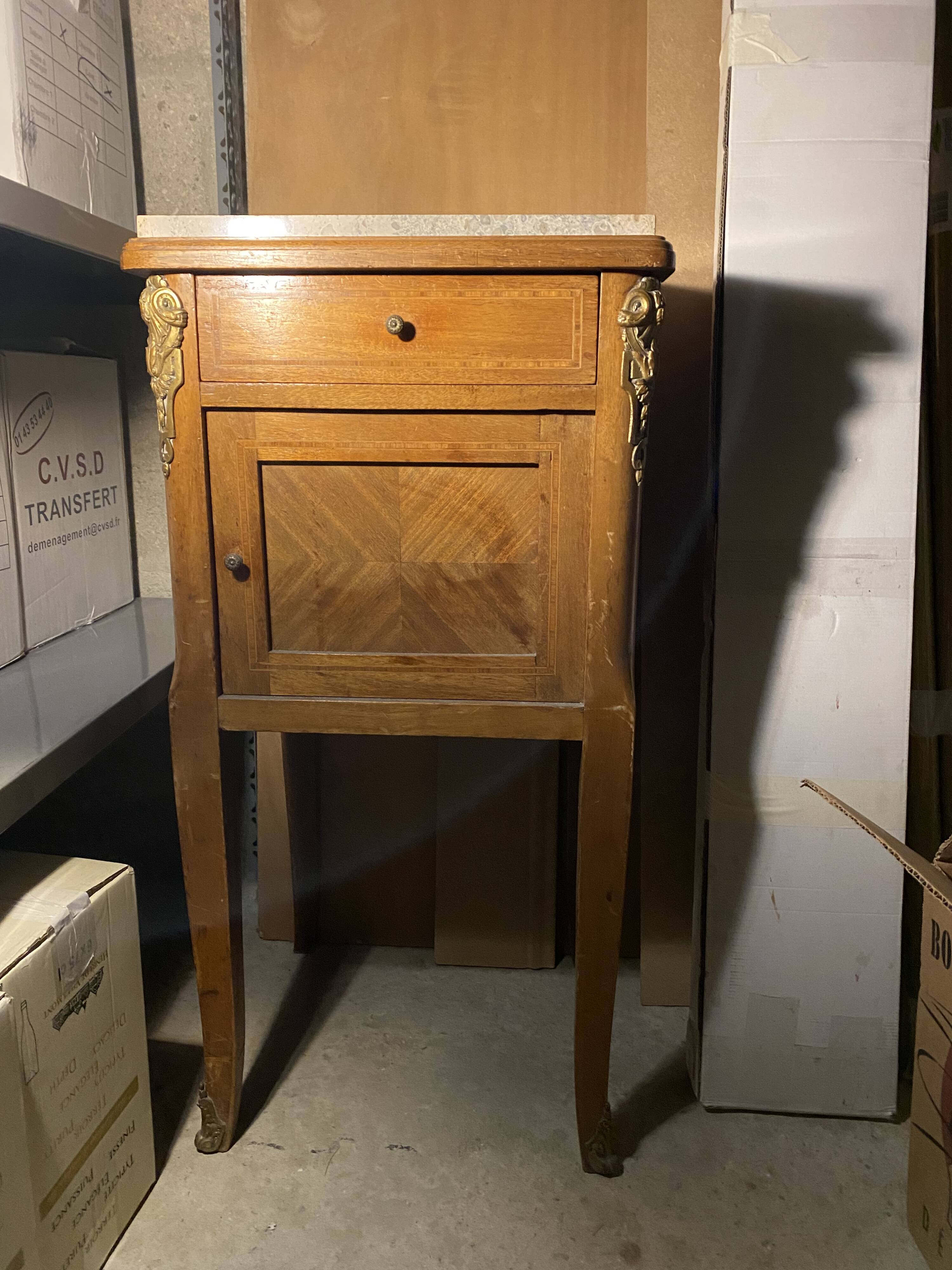 Louis Philippe bedside table
