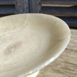 Vintage cut in white alabaster