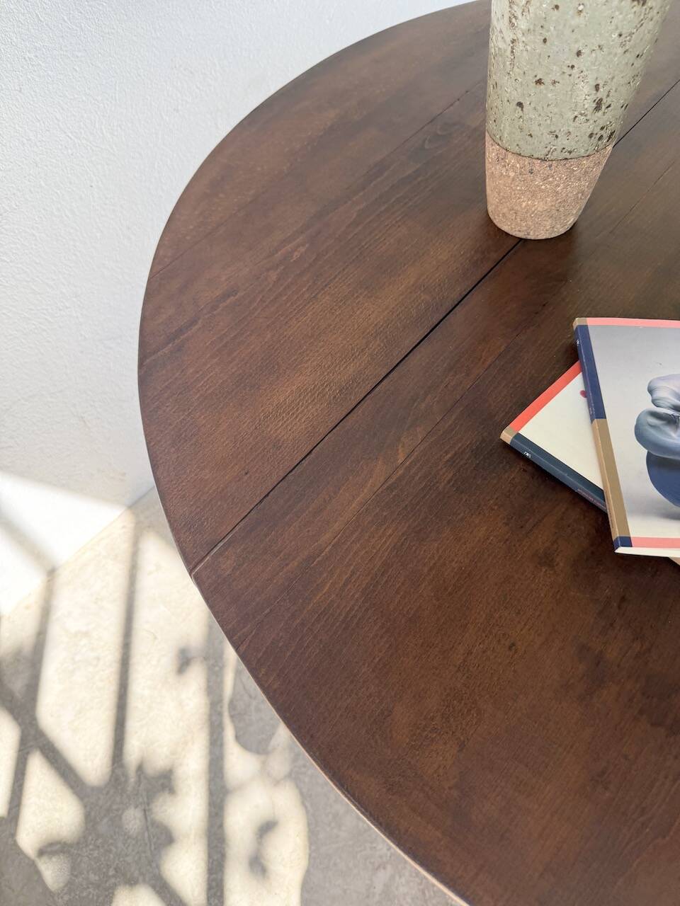 1950s oak winegrower's table