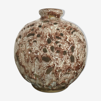 Vase rond en céramique émaillée