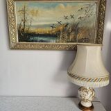 Painting "The Hunt" by Raoul Delbove