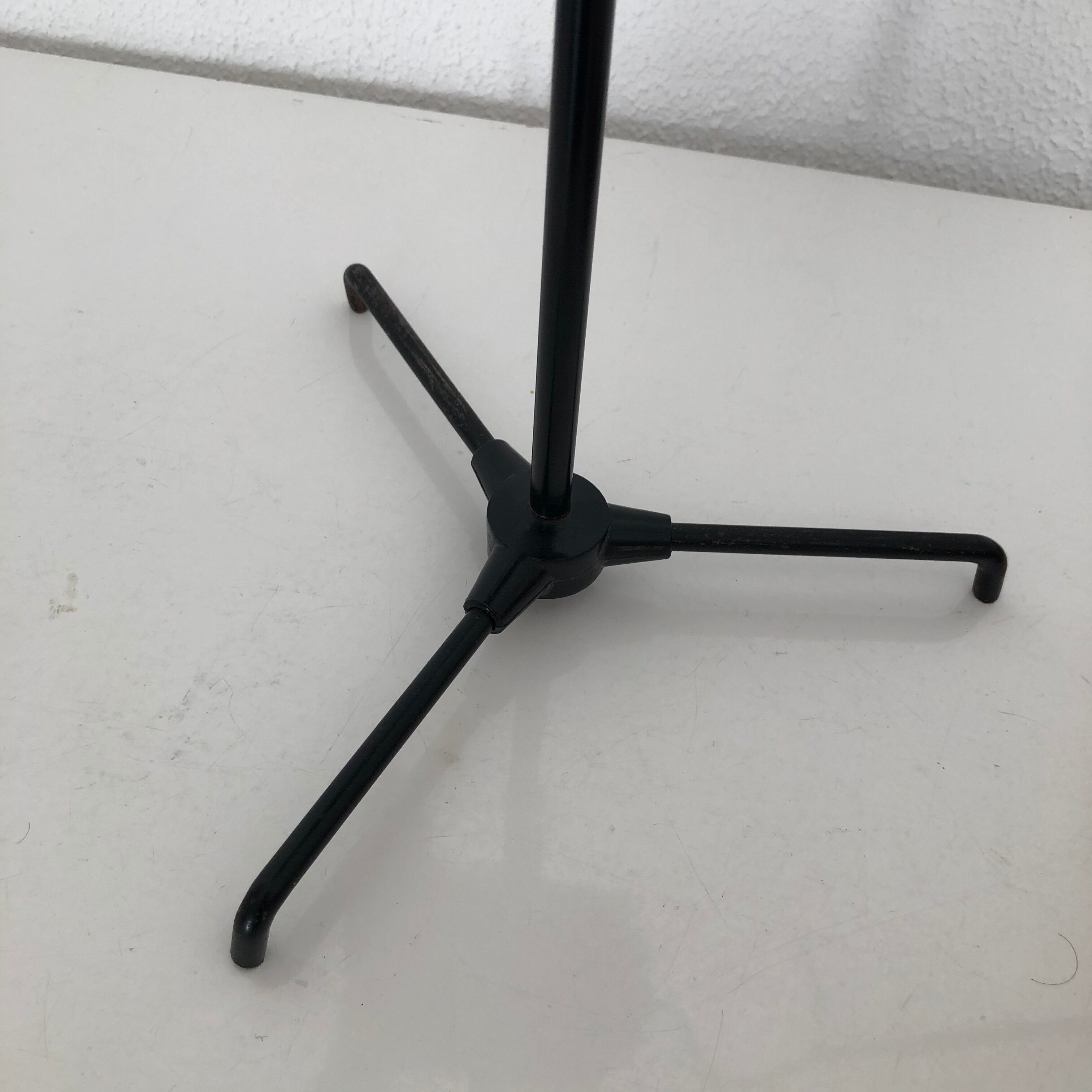 Vintage black projector lamp 1970 - 40 cm