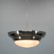 Rare Franta Anýž Nickel Chandelier, 1930s, Restored