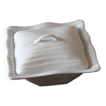 Petit compotier avec couvercle porcelaine