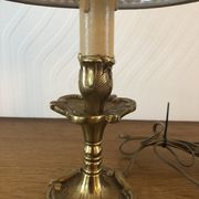 Lampe de chevet Vintage pied en laiton massif année 60