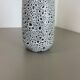 Pottery super white color fat lava multi-color vase scheurich germany wgp, 1970