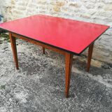 Oak table, formica top