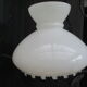 Lustre vintage fer forgé opaline et céramique