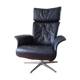 Fauteuil cuir relax Hjort Knudsen gris anthracite