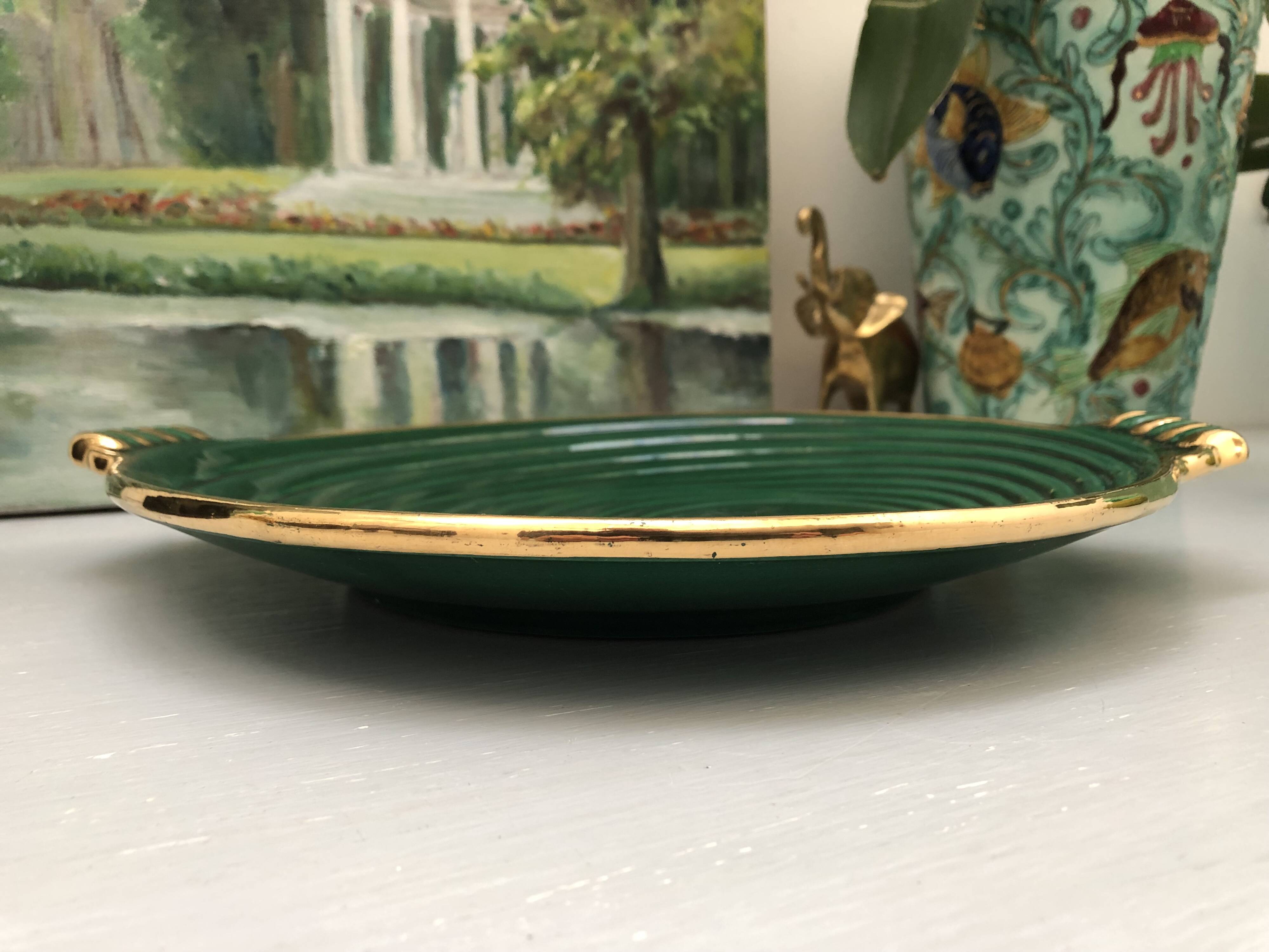 Dish from the 50s/60s vintage green