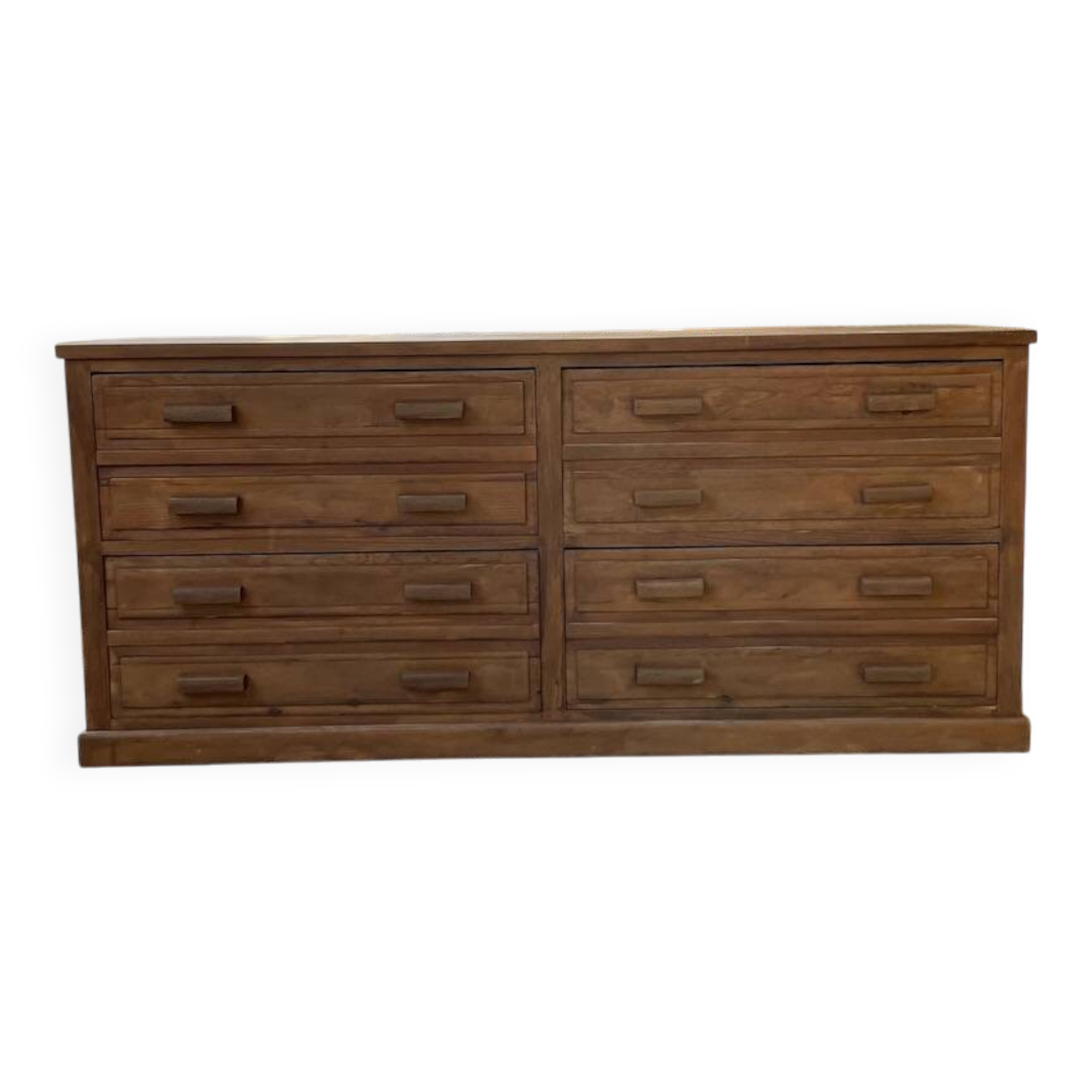 50s pitch pine haberdashery cabinet