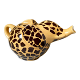 Teapot elephant glazed ceramic collector Giraffe 70s-80s