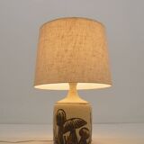 Rare Danish ceramic lamp designed by Bente Jessen, 1970s