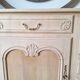 Low buffet in renovated solid cherry wood – Revisited Louis XV style – 250 cm