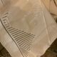 Drap ancien brodé.monogramme brodé MG 219 x 350